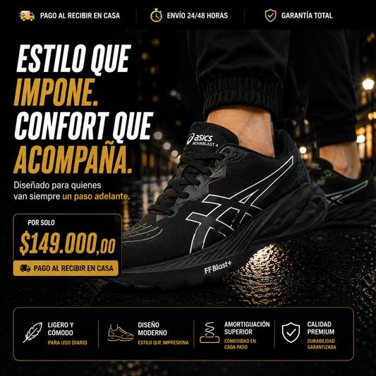 🔥 ASICS AN15 | Máximo Confort • 70% OFF Solo Hoy